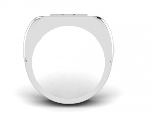 gents enamel ring 007 3D Baskı Modeli