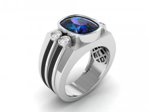 gents enamel ring 008 3D Print Model