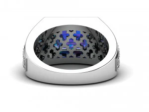 gents enamel ring 009 3D Print Model
