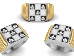 gents enamel ring 010 3Dプリントモデル