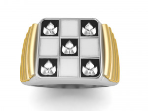 gents enamel ring 010 3D Print Model