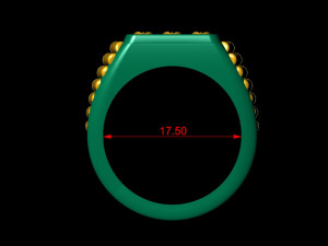 gents enamel ring 010 3D Print Model
