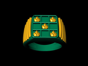 gents enamel ring 010 3D Print Model