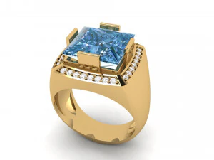 Gents ring 001 3D Print Model