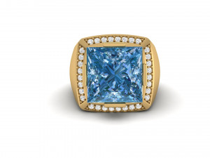 Gents ring 001 Model Cetak 3D