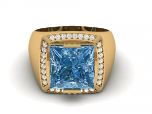 Gents ring 001 Model Cetak 3D