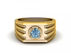 gents ring 003 3D 打印模型