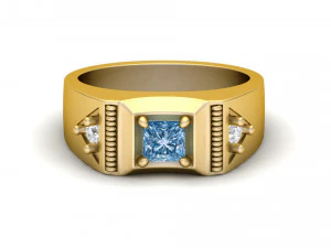 gents ring 004 3D Print Model