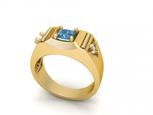 gents ring 004 Modelo de Impressão 3D
