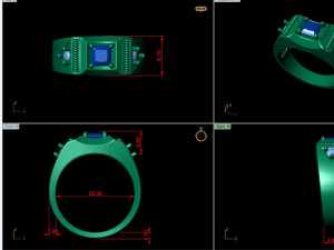 gents ring 004 Modelo de Impressão 3D