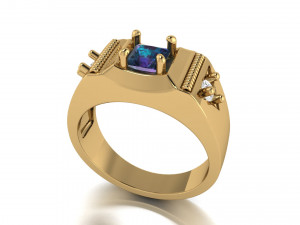 gents ring 004 Modelo de Impressão 3D