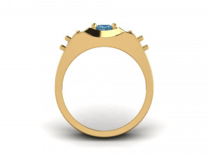 gents ring 004 Modelo de Impressão 3D