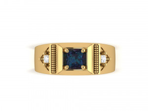gents ring 004 Modelo de Impressão 3D