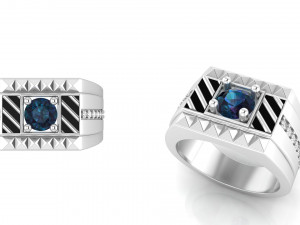 gents ring 005 3Dプリントモデル