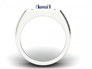 мужское кольцо 005 3D Принт Модель