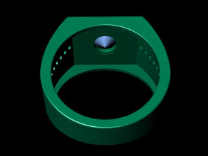 мужское кольцо 005 3D Принт Модель