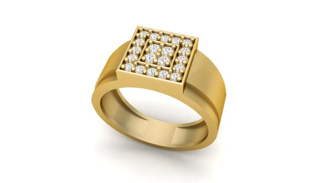 gents ring 007 3D Принт Модель .c4d .max .obj .3ds .fbx .stl .blend 