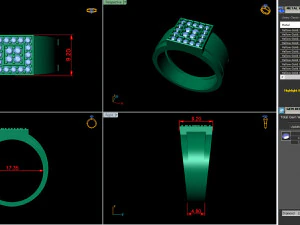 gents ring 007 3D Print Model