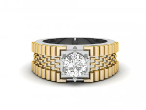 gents ring 008 bracelet chain style 3D Print Model