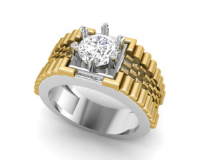 gents ring 008 bracelet chain style Modèles 3D en vedette