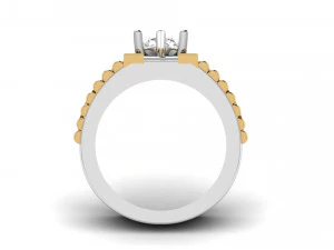 gents ring 008 bracelet chain style 3D Print Model