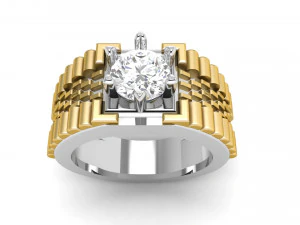 gents ring 008 bracelet chain style 3D Print Model