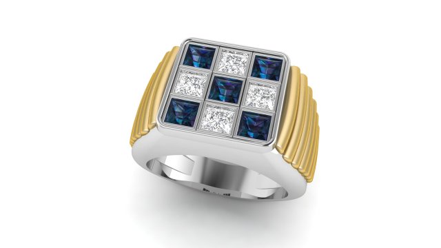 gents ring 009 Modèles 3D en vedette .c4d .max .obj .3ds .fbx .stl .blend