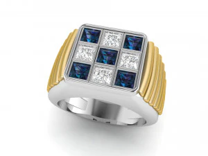 メンズリング009 3Dプリントモデル