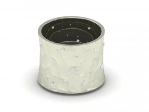 hammer texture diamond ring 3D Print Model
