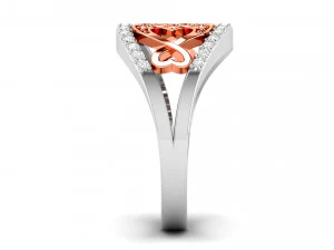 heart infinity love ring 3D Print Model