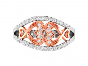 heart infinity love ring 3Dプリントモデル