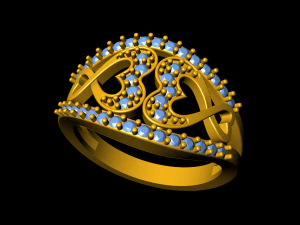 heart infinity love ring 3D Print Model