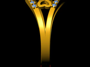 heart infinity love ring 3D Print Model