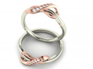 infinity band ring 3Dプリントモデル