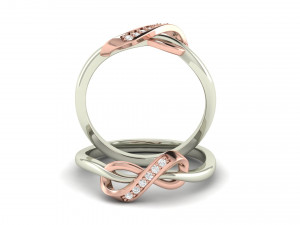 infinity band ring 3Dプリントモデル