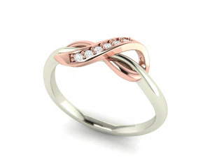 infinity band ring 3D Print Model