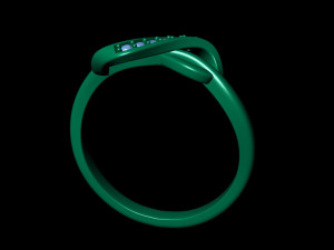 infinity band ring 3Dプリントモデル
