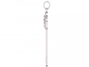 Diamond key pendant 3D प्रिंट मॉडल