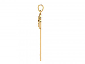 Diamond key pendant 3D प्रिंट मॉडल