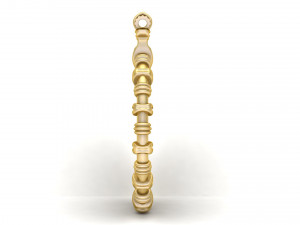 kolyadnik symbol gold pendant 3D प्रिंट मॉडल