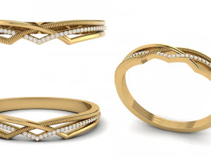 女性のブレスレット001 3Dプリントモデル