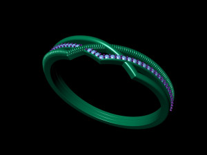 lady bracelet 001 3D-Druckmodell