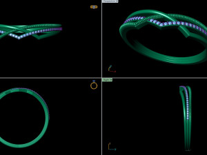 lady bracelet 001 3D-Druckmodell