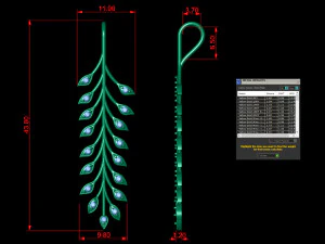 leaf pendant for lady 3D Print Model