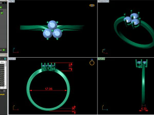 light weight ladies ring 001 3D Print Model