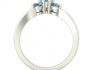 light weight ladies ring 003 Modello di stampa 3D