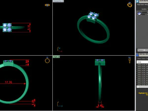 light weight ladies ring 004 3D Print Model