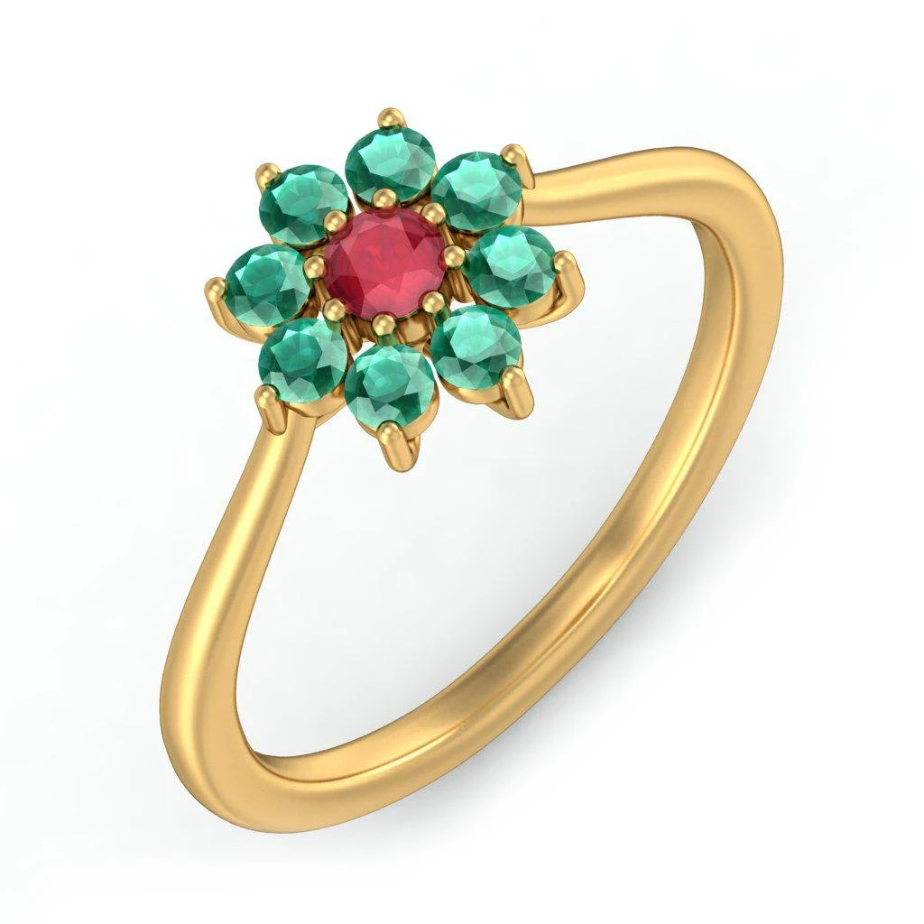 light weight ladies ring 005 3D Print Model .c4d .max .obj .3ds .fbx .stl .blend 