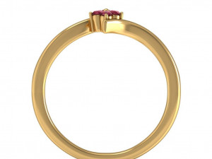 light weight ladies ring 006 Model do druku 3D