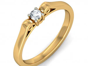 anel feminino leve 007 Modelo de Impressão 3D